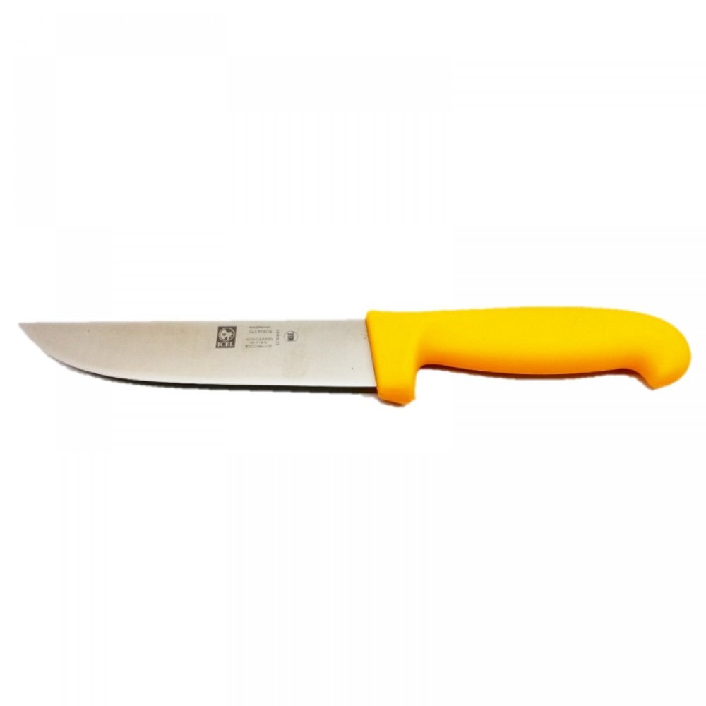 Μαχαίρι Σφαγής – Γδαρσίματος 13cm Κίτρινη Λαβή Poly Icel