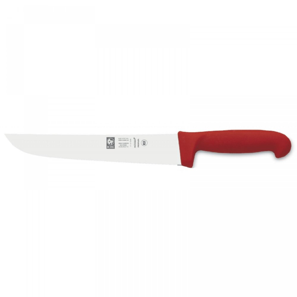Μαχαίρι Σφαγής – Γδαρσίματος 13cm Κόκκινη Λαβή Poly Icel