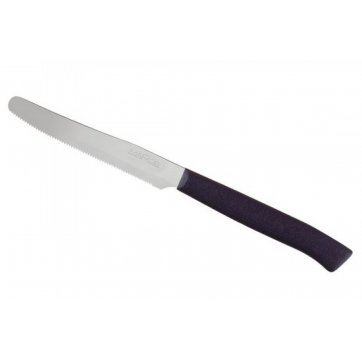 MAROB Italian knife black with a tooth 24TF Marob 11 cm.