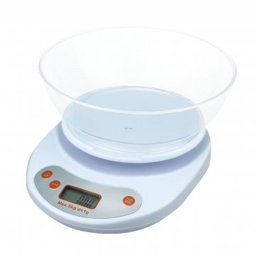 Home Heart  Desktop Electronic Scale 5KG KE-1, in white color