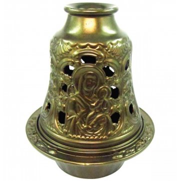 Home Heart  Bronze metal bell candlestick Dimensions: H12 x D11 cm
