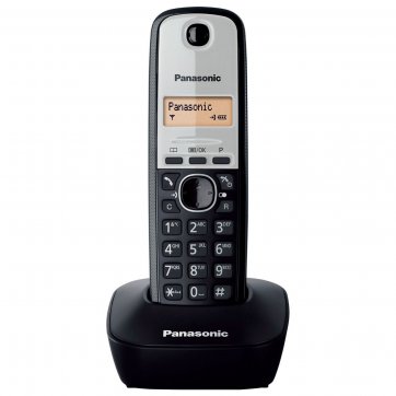 Panasonic Panasonic Ασύρματο Τηλέφωνο KX-TG1611GRG Ασημί - Μαύρο