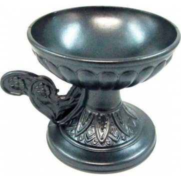Home Heart  Charcoal metal incense cup Dimensions: height 8 x width 8.5 cm.
