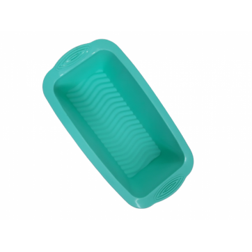 Cookstyle Silicone mold rectangular 24X10X6.5 cm. Turquoise