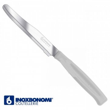 INOXBONOMI Serrated knife with round tip set of 6 pcs. 11 cm