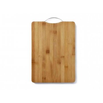 Karageorgos Bros Bamboo Wooden Cutting Board 25.5×35.5 cm with Handle.