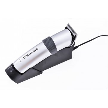 SILVER Rechargeable Hair Clipper Dingling RF-609