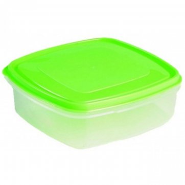 Viomes Food container airtight low square plastic 1.8 liters