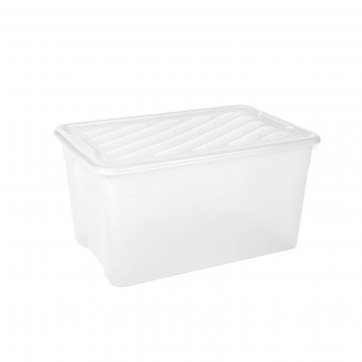 Home Plast Κουτί αποθήκευσης πλαστικό λευκό NAK BOX 67L