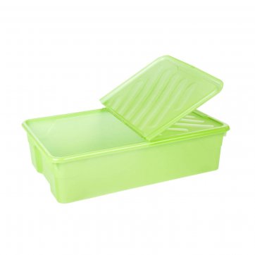 Home Plast Κουτί αποθήκευσης πράσινο NAK BOX 55Lt με ροδάκια