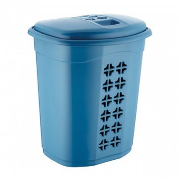 Alkansan Plastic Laundry basket plastic 48 liters blue 42x33x55cm.