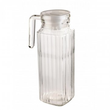 Home Heart  Fridge glass jug with plastic lid 1lt