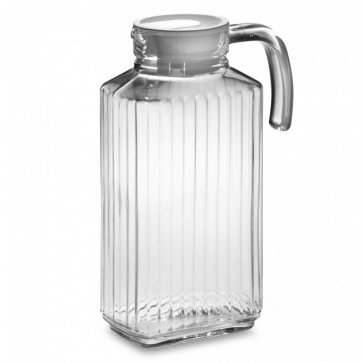 Home Heart  Glass jug with plastic lid 1.7lt