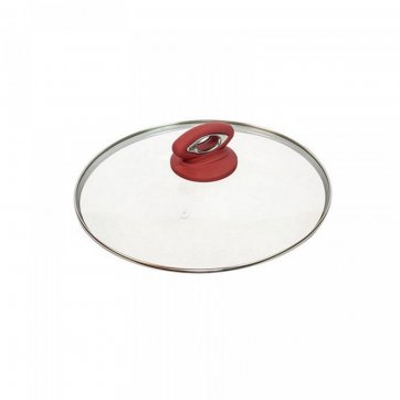 Cookasa Glass lid for Pan/Pot with silicone handle No 24