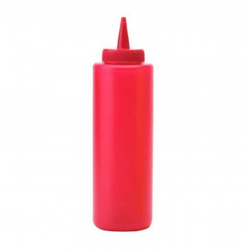 Viosarp Red ketchup dispenser bottle 720ml made of high quality plastic