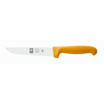 Icel Butchering Knife 15cm Yellow Poly Icel Handle