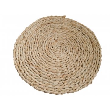Kmt Style Round straw placemat with a diameter of 38cm