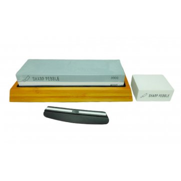 Sharp Pebble Grit 322224 Sharpening stone with water 18x6x2.7cm 3000/8000Grit -Sharp pebble