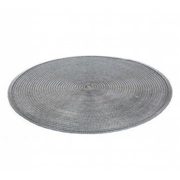 Kmt Style Placemat Round Gray 38cm