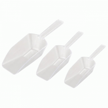 Kmt Style Set of 3 plastic scoops
