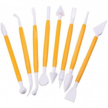 Kmt Style Set of 8 pastry shaping tools