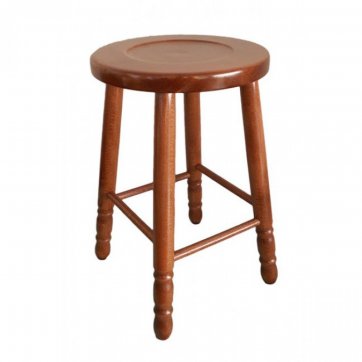 Home Heart  Round wooden stool, width 30cm. x height 50cm