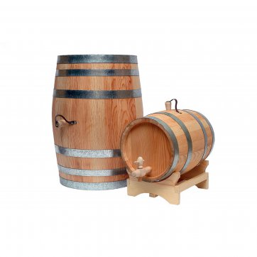 Karageorgos Bros Barrel made of rombolo wood 5 liters (GREEK PRODUCT)