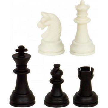 Karageorgos Bros Πιόνια για Σκάκι πλαστικά 4 x1.5cm